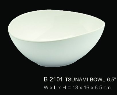 ชามกระเพื่อม 6.5 นิ้ว