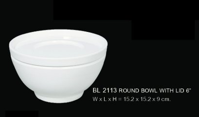 ฝาชามกลม 6 นิ้ว