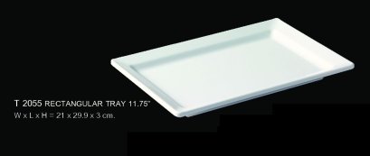 ถาดสี่เหลี่ยม 11.75 นิ้ว