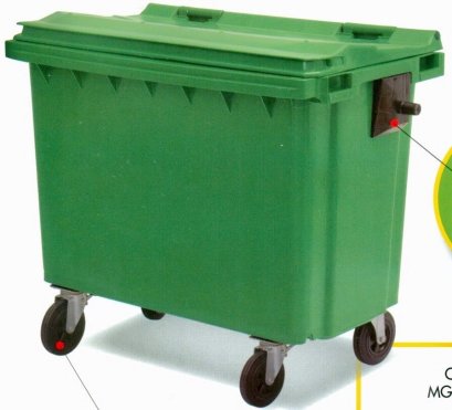 ถังขยะ 660 ลิตร