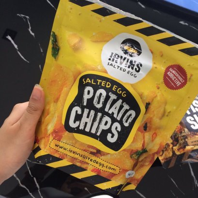 ฮิตที่สุด ฉุดไม่อยู่  มันฝรั่งรสไข่เค็ม!!!!! 