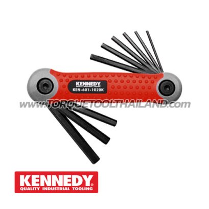 KEN-601-1020K ชุดประแจหกเหลี่ยม 5/64&quot;-1/4&quot;