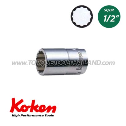 4405W ลูกบล็อก สั้น  Whitworth 12P (SQ.DR.1/2&quot;) Whitworth Sockets