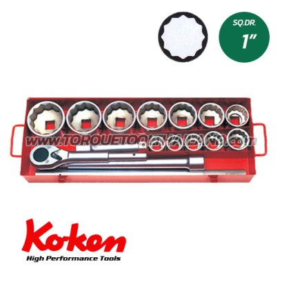 8225M บล็อกชุด 12P  (SQ.DR 1&quot;) Socket Set