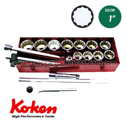 8250M บล็อกชุด 12P  (SQ.DR 1&quot;) Socket Set