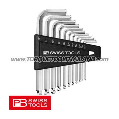 ชุดประแจหกเหลี่ยมหัวบอลสั้น PB212ZH