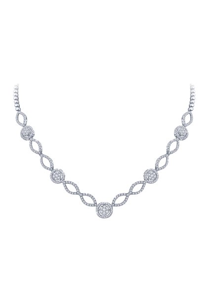 สร้อยคอเพชรห้อยจัสมิน