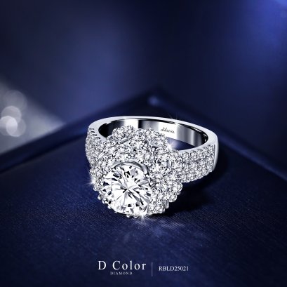 แหวนเพชรน้ำ100 D Color