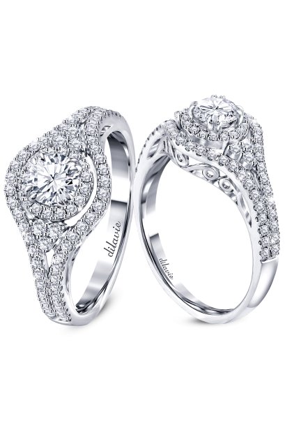 แหวนเพชรดิลาวี  เพชรน้ำ100  D Color