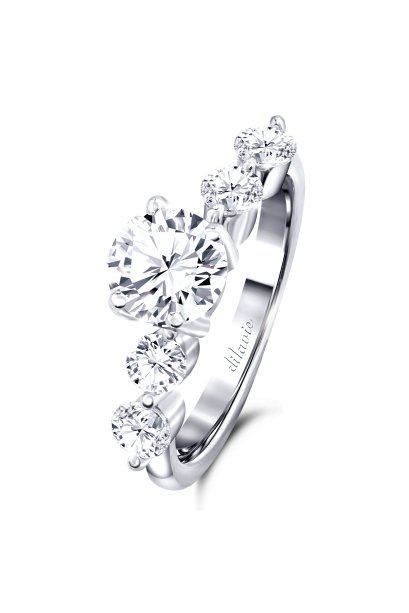 แหวนเพชรดิลาวี  เพชรน้ำ100  D Color