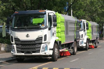 6 wheel vacuum sweeper truck