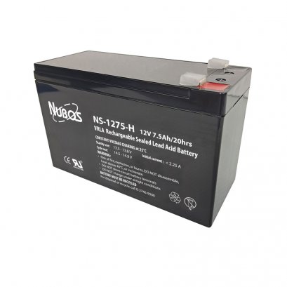 NUBOS Battery  NS-1275-H ขนาด 12V 7.5Ah