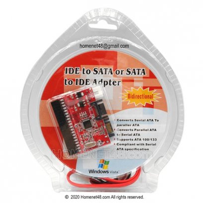 IDE to Sata or Sata to IDE Adapter Package
