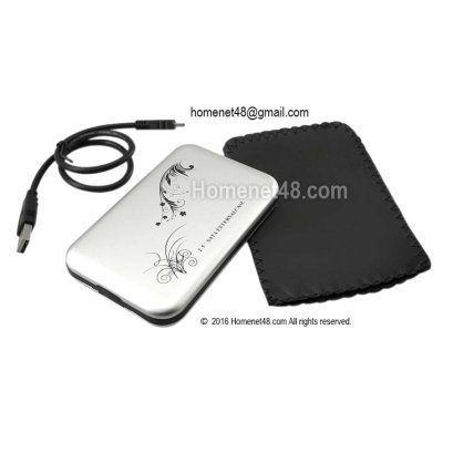 External Box HD 2.5  (Sata) Aluminium 3TB Design (ใส่ Hardisk หนา)
