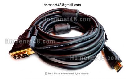 (ของหมด) สายจอ HDMI > DVI (24+1) (M>M) ยาว 5 เมตร