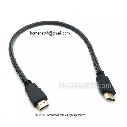 (ของหมด) สาย HDMI สายสั้น 50 เซนติเมตร (สายถัก)