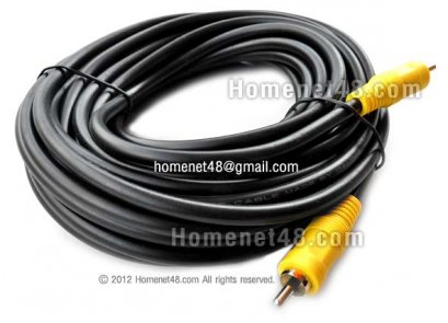 AV Cable 1 In 1 Out (Video Signal) (Male to Male) 10m.