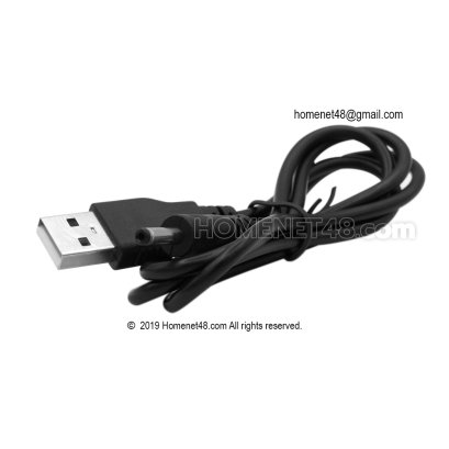 USB to DC 5V 3.5x1.35mm.