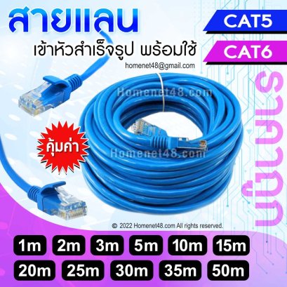 Cable Ethernet 1m 2m 3m 5m 10m 15m 20m 30m, Cat 6-Cat 6a Cable