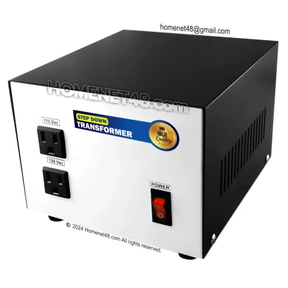 หม้อแปลงไฟ 220V เป็น 110V+100V 600-1250VA ประกัน 1 ปี