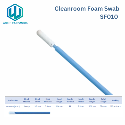Foam Tip Clean Room Swab