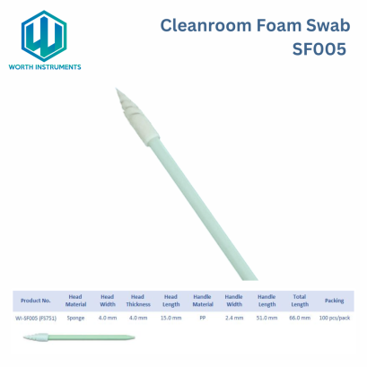 Polyurethane Foam Sharp Tip Swab