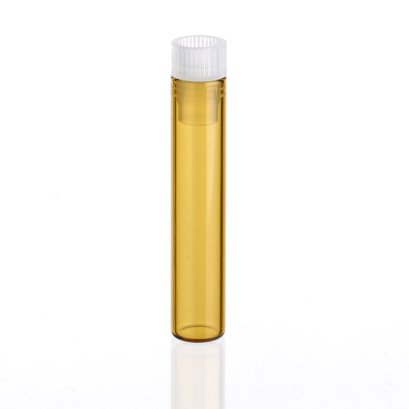 1 ml amber shell vial with PE plug