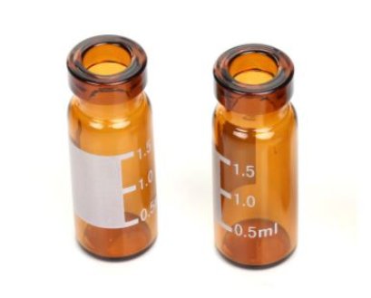 2 ml USP 1 amber crimp top vial with patch