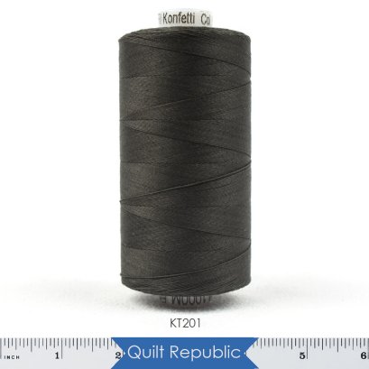 Wonderfil Threads Konfetti Soft Black