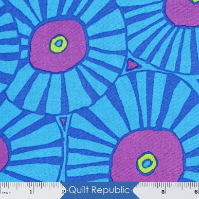 Free Spirits Fabrics Kaffe Fassete Collective Brollies Blue