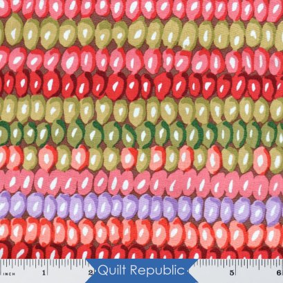 Free Spirits Fabrics Kaffe Fassette Collective Vintage Bead Strip Jungle