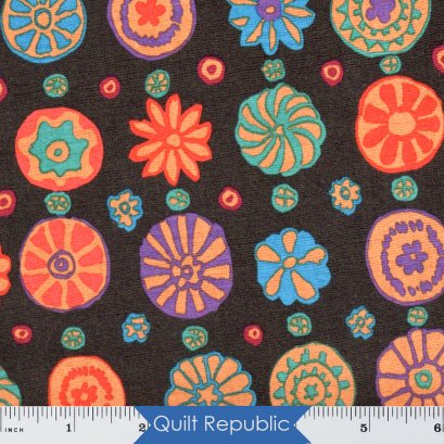 Free Spirits Fabrics Kaffe Fassete Collective Whirligig Black