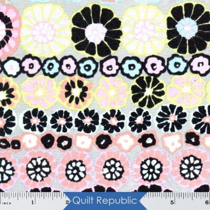 Free Spirits Fabrics Kaffe Fassete Collective Row Flowe Contrast