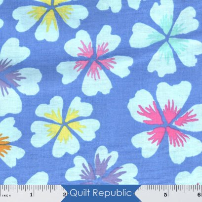 Free Spirits Fabrics Kaffe Fassette Collective Petals Blue