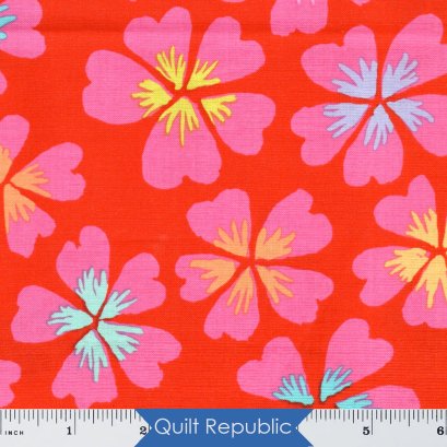 Free Spirits Fabrics Kaffe Fassette Collective Petals Red