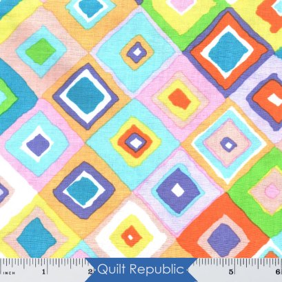 Free Spirits Fabrics Kaffe Fassette Collective Square Dance Pastel
