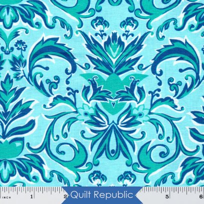 Free Spirits Fabrics St.John Abby Aqua