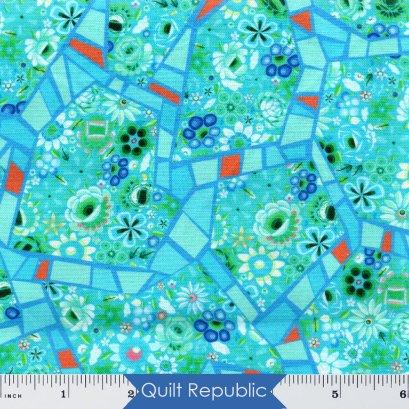 Free Spirits Fabrics Murano Rialto Jade