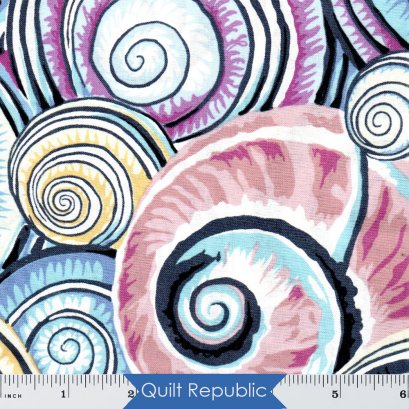 Free Spirits Fabrics Kaffe Fassete Collective Spiral Shell Contrast