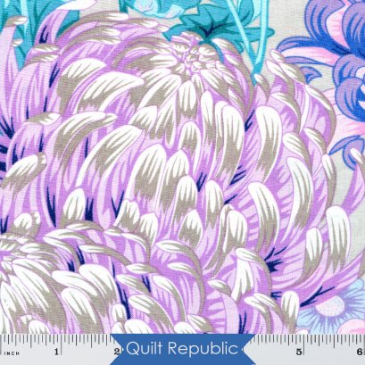 Free Spirits Fabrics Kaffe Fassete Collective Hokusai&#039;s Mums