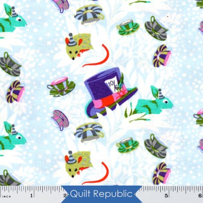 Free Spirits Fabrics Curiouser and Curiouser  6 PM Somewhere Daydream