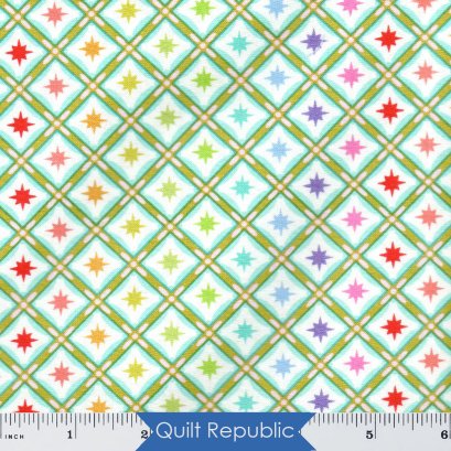 Free Spirits Fabrics ROAR! Stargazer Mint