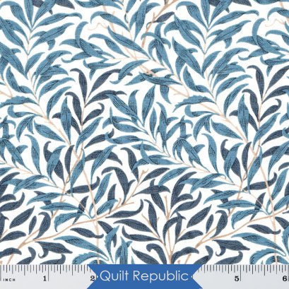 Free Spirits Fabrics The Spirit to Create Standen Willow Bought Navy
