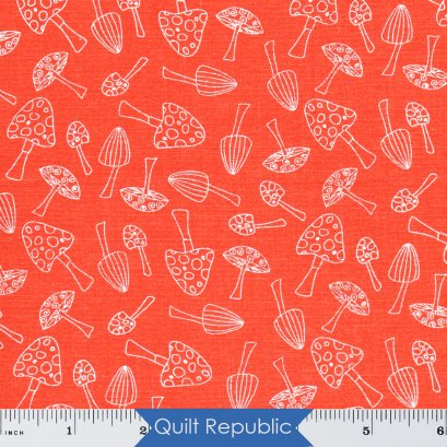 3 Wishes Fabrics You Light my Way Gnome Mushroom Toss DR