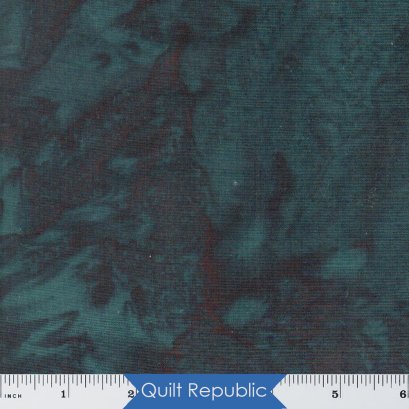 Hoffman Fabrics Bali Batiks Water Colours Black Jade