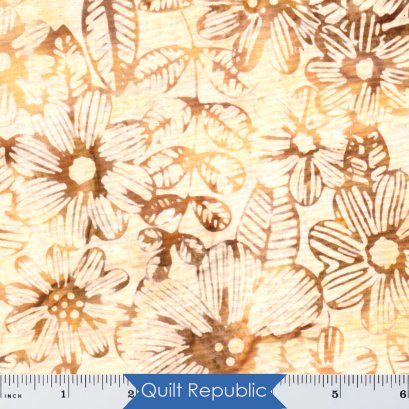 Hofman Bali BatiksGlobal Spice Pearl Daisy Blooms