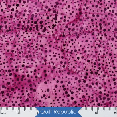 Island Batik Bubbles Raspberry
