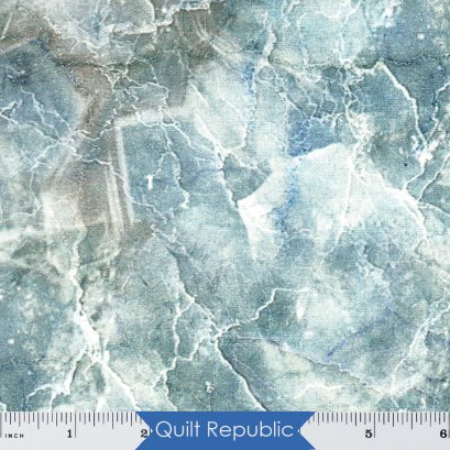 Northcott New Dawn Veined Marble Blue