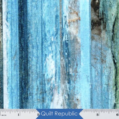 Northcott  Swept Away Swept Stripe Blue Multi