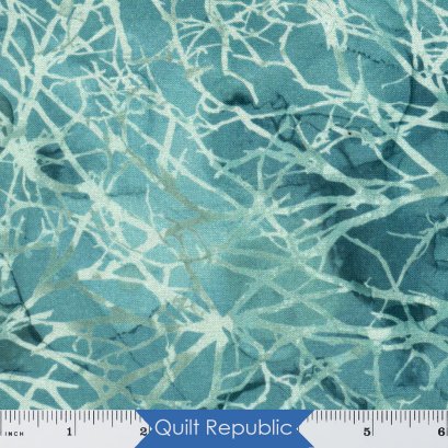 Northcott Whispering Pines-Branches Blue